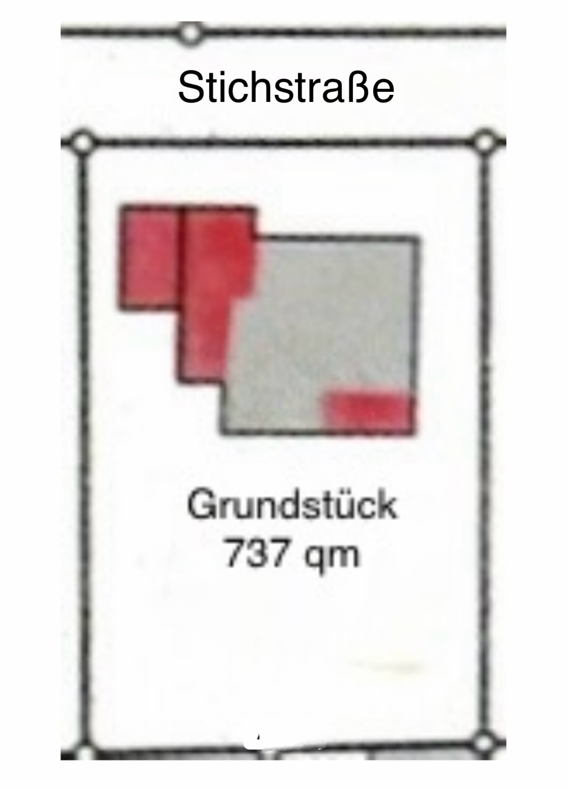 Grundstückfläche 737qm