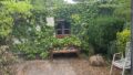 Terrasse vom Gartenhäuschen
